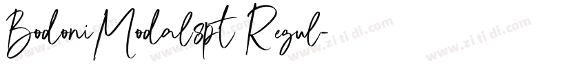 BodoniModal8pt Regul字体转换 BodoniModal8pt Regul字体转换